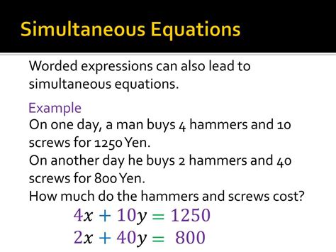 Simultaneous Equations Word Problems Worksheet Pdf - zoemoon